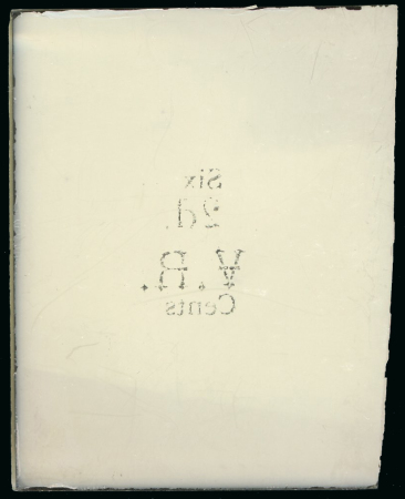 Stamp of Fiji Fiji - 1874-1875 “V.R.” overprint, one glass support
