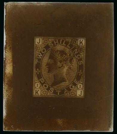 Stamp of Great Britain Great Britain - 1880 2s Victoria, dark brown glass