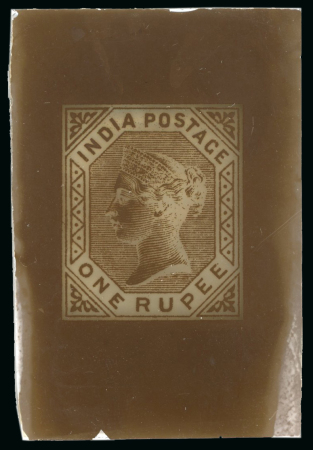 Stamp of India Indian States, Gwalior - 1882-89 1r, the un-overprinted