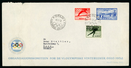 Stamp of Olympics » Collections & Miscellaneous Lots Olympics: 1900-80, Accumulation of stamps and covers