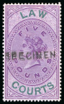 Stamp of Large Lots and Collections Great Britain - Revenues: 1694-1960s, An advanced collection of revenues in four albums