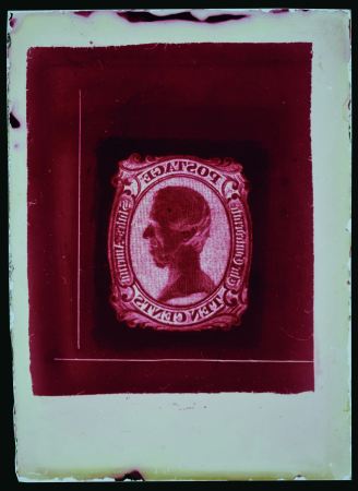 Stamp of United States » Confederate States United States - Confederate States - 1863 10c, glass