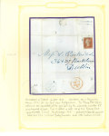 Stamp of Ireland » Pre-Stamp Postal History 1721-1921 Attractive mixed assembly from an old-time