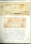 Stamp of Ireland » Pre-Stamp Postal History 1763-1950 Attractive mixed