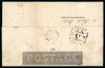 Stamp of Great Britain » 1840 Mulreadys & Caricatures 1840 (May 8th) 1d Black Mulready letter sheet  (A24)