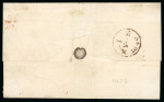 Stamp of Great Britain » 1840 1d Black and 2d Blue "May Dates" 1840 (May 19th) wrapper franked with 1d grey black