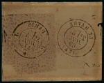 Stamp of France France – postmarks, two glass support clichés for