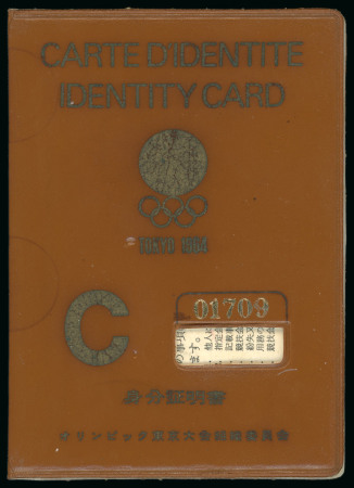 Stamp of Olympics » 1964 Tokyo 1964 Tokyo group incl. identity card in original wallet