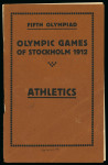 Stamp of Olympics » 1912 Stockholm » Memorabilia 1912 Stockholm Athletics rule book