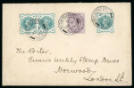 Stamp of British Levant  1900 (May 8) envelope incl. letter from the Postmaster at the British Post Office in Salonica 