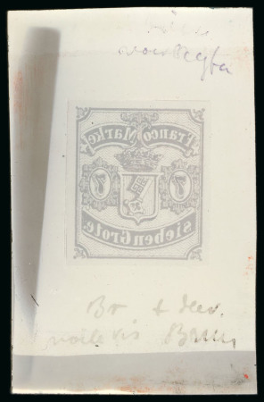 Stamp of German States » Bremen German States, Bremen - 1856 7 gr, cliché on celluloid