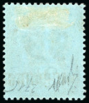 Stamp of British Levant  1887-96 40pa on 2 1/2d purple on blue mint h.r. with double surcharge error