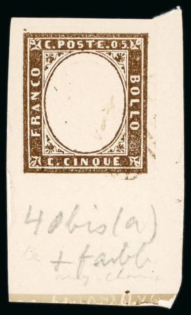 Stamp of Italian States » Sardinia Italian States, Sardinia - 1855-61 5c and 20c, exposure