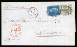 Stamp of British Levant  1858-76, group of 12 covers and 3 fronts with GB used abroad frankings
