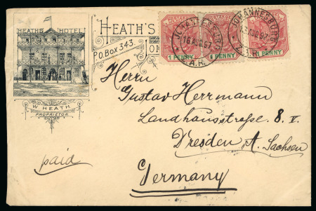 Stamp of South Africa » Transvaal 1888-1907, group of 30 covers incl. many attractive items still on original auction cards