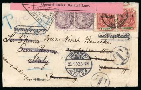Stamp of South Africa » Anglo Boer War 1900-02, group of 31 covers incl. POW mail, censored, etc.