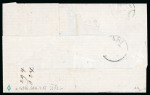 Stamp of Italy » Post Offices Abroad » Tunisia 1878 (18/9) Folded letter to Switzerland franked Levant