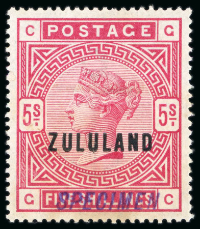 Stamp of South Africa » Zululand 1888-96, Mint & used selection on two double sided stockpages