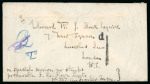 Stamp of Nigerias » Niger Coast Protectorate 1899 (Apr 1) envelope sent from a soldier in the West Africa Frontier Force to England