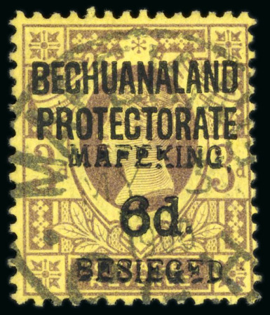 Stamp of South Africa » Mafeking 1900 type 1 surcharge  group of five all from setting 1 showing the broken legs to "FEK" of "MAFEKING"