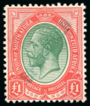 Stamp of South Africa » Union & Republic of South Africa 1913-24 1/2d to £1 set of 14 with "SPECIMEN" overprint/handstamp