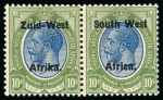 Stamp of South West Africa 1923 Setting II 5s, 10s and £1 mint n.h. se-tenant pairs