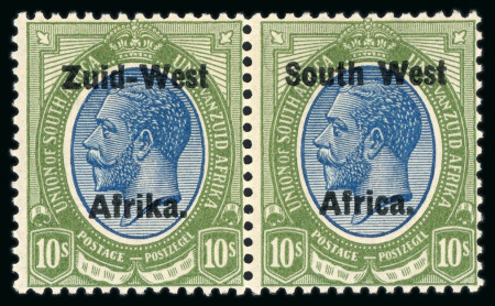 Stamp of South West Africa 1923 Setting II 5s, 10s and £1 mint n.h. se-tenant pairs