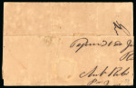 Stamp of Brazil » Postal History 1843 (Aug 2). Entire letter from Diamantina to Rio de Janeiro on the seond day of issue of the Bull's Eyes