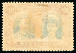 Stamp of Rhodesia 1910 Double Heads mint h.r. selection of 28 stamps from 2d to 10s showing different shades