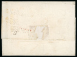 Stamp of Chile » Postal History 1787 (July 19) Cover "Chile." postmark in red very rare dated mail