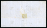 Stamp of Chile » Postal History 1860ca Cover to Administer of Correos in Santiago from Santa Rosa circular "10" due in red