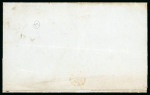 Stamp of Chile » Postal History 1838 (Oct 24) Cover sent to Santiago, from Coquimbo, addressed to Jose Miguel Irarrázaval, 
