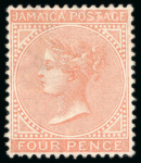 Stamp of Jamaica 1860-1962, Collection of mint stamps mostly in sets, pretty comprehensive