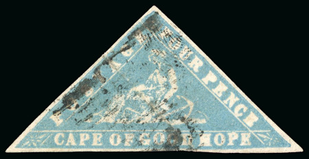 Stamp of South Africa » Cape of Good Hope 1861 used selection of the 1d. (3) and 4d. (2) Woodblock