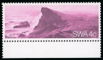 Stamp of South West Africa 1970-85, selection of modern varieties on stock pages