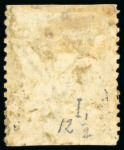 Stamp of Egypt » 1866 First Issue » Issued Stamps 5pa Greenish grey, perforation 12½, inverted wmk,
