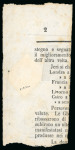 Stamp of Egypt » 1866 First Issue » Issued Stamps 5pa Greenish grey, single neatly tied on "LA TROMBETTA"