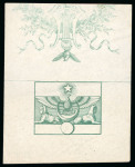 Stamp of Egypt » 1867-69 Penasson » Essays 1866 Riester: Essay in green showing attractive ornaments