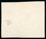 Stamp of Egypt » 1867-69 Penasson » Issued Stamps 5pa Olive-green, watermarked, imperforate colour trials,