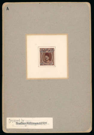 Stamp of Egypt » 1922-1936 King Fouad I Definitives » Essays 1924 Essays of Bradbury Wilkinson: Handpainted essay