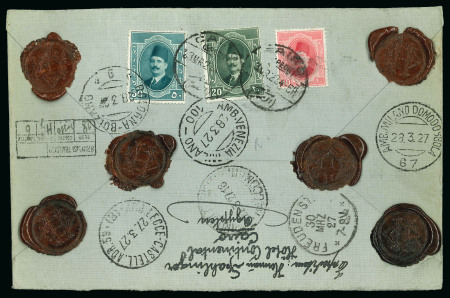 Stamp of Egypt » 1922-1936 King Fouad I Definitives » Issued Stamps 1923-24 King Fouad 1st Portrait Issue: 50m Bluish green,