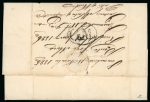 Stamp of Brazil » Postal History 1825 (Nov 11). Entire letter from Pernambuco to Lisbon with disinfection hs