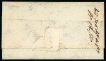 Stamp of Brazil » Postal History 1837 (Aug 30). Cover from Caetete (BA) to Bahia, negative "R°DeContas" rectangle 