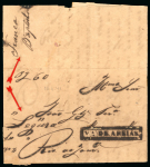 Stamp of Brazil 1841 (June 10). Registered entire letter from Areias