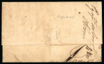 Stamp of Brazil » Postal History 1826 (July 1). Registered entire letter from Sao Paulo to rio de Janeiro