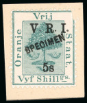 Stamp of South Africa » Orange Free State 1868-1900 V.R.I. overprints, selection of 26 handstamped