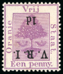 Stamp of South Africa » Orange Free State 1868-1905, accumulation on stockpages and cards, with mint, used, multiples incl. control blocks, varieties, telegraphs, etc.