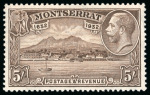 Stamp of Montserrat 1932 1/2d to 5s mint h.r. set of 10