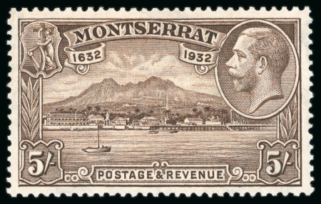 Stamp of Montserrat 1932 1/2d to 5s mint h.r. set of 10