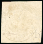 Stamp of Brazil » 1843 Bull's Eyes 1843, 30r black, worn impression, semi-xiphopagus on thick paper used